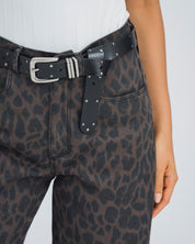 PANTALON WIDE LEG TALLE ALTO LEOPI