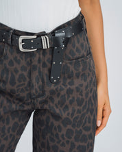PANTALON WIDE LEG TALLE ALTO LEOPI