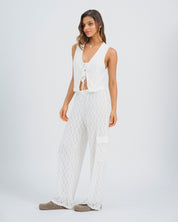 PANTALON BOTA AMPLIA TALLE MEDIO TRAM