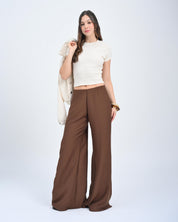 PANTALON BOTA AMPLIA TALLE MEDIO NARO