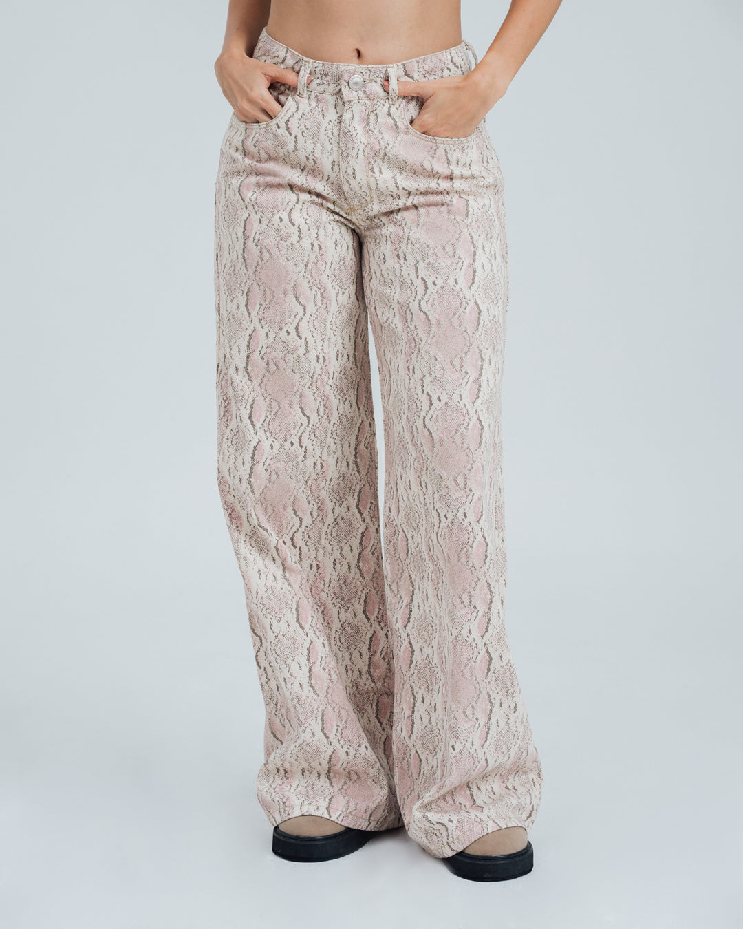 PANTALON WIDE LEG TALLE ALTO BOA