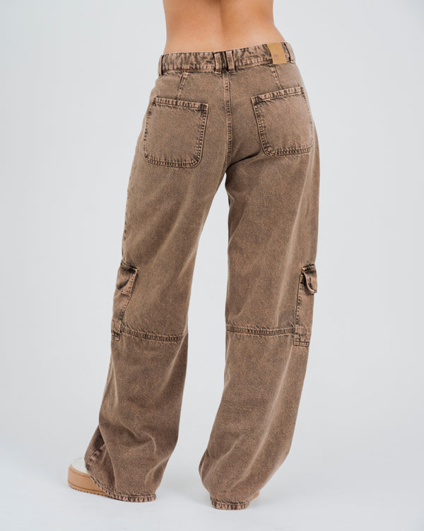 PANTALON DADFIT TALLE MEDIO MOCCA