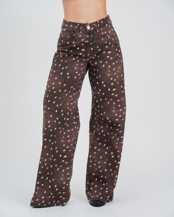 PANTALON WIDE LEG TALLE ALTO PRADERA
