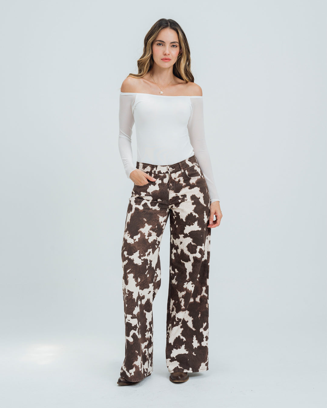 PANTALON WIDE LEG TALLE ALTO COWY