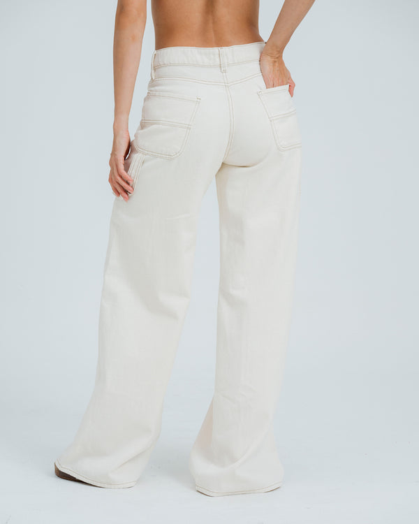 PANTALON WIDE LEG TALLE ALTO SIENA