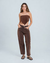 PANTALON BALLOON TALLE MEDIO EMBER