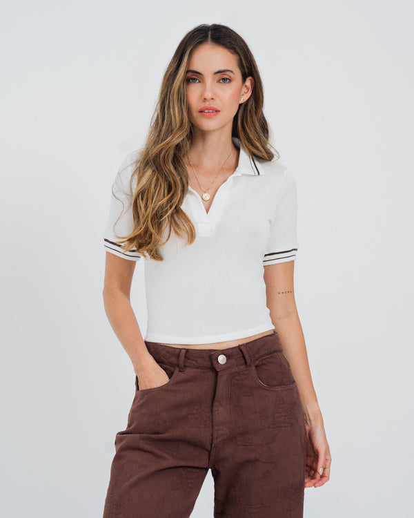 POLO AJUSTADA MANGA CORTA SILBY