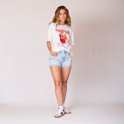 SHORT MOMFIT TALLE ALTO APRICOT