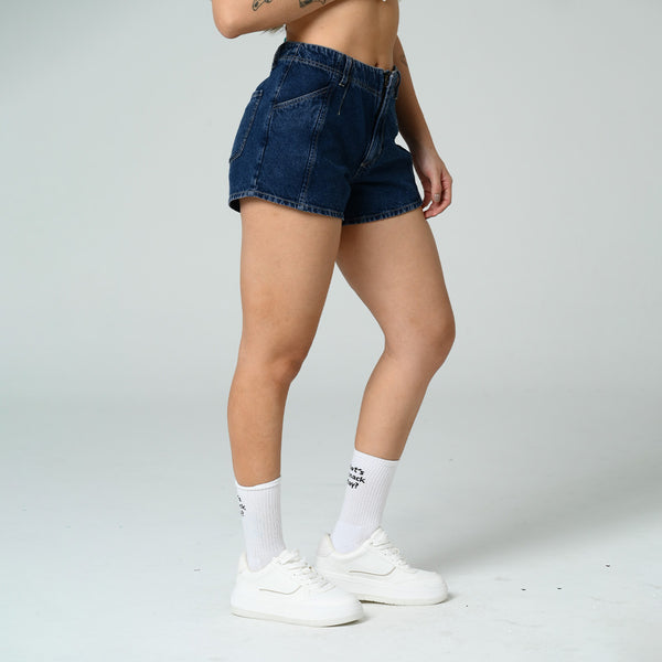 SHORT MOMFIT TALLE ALTO LIGRO