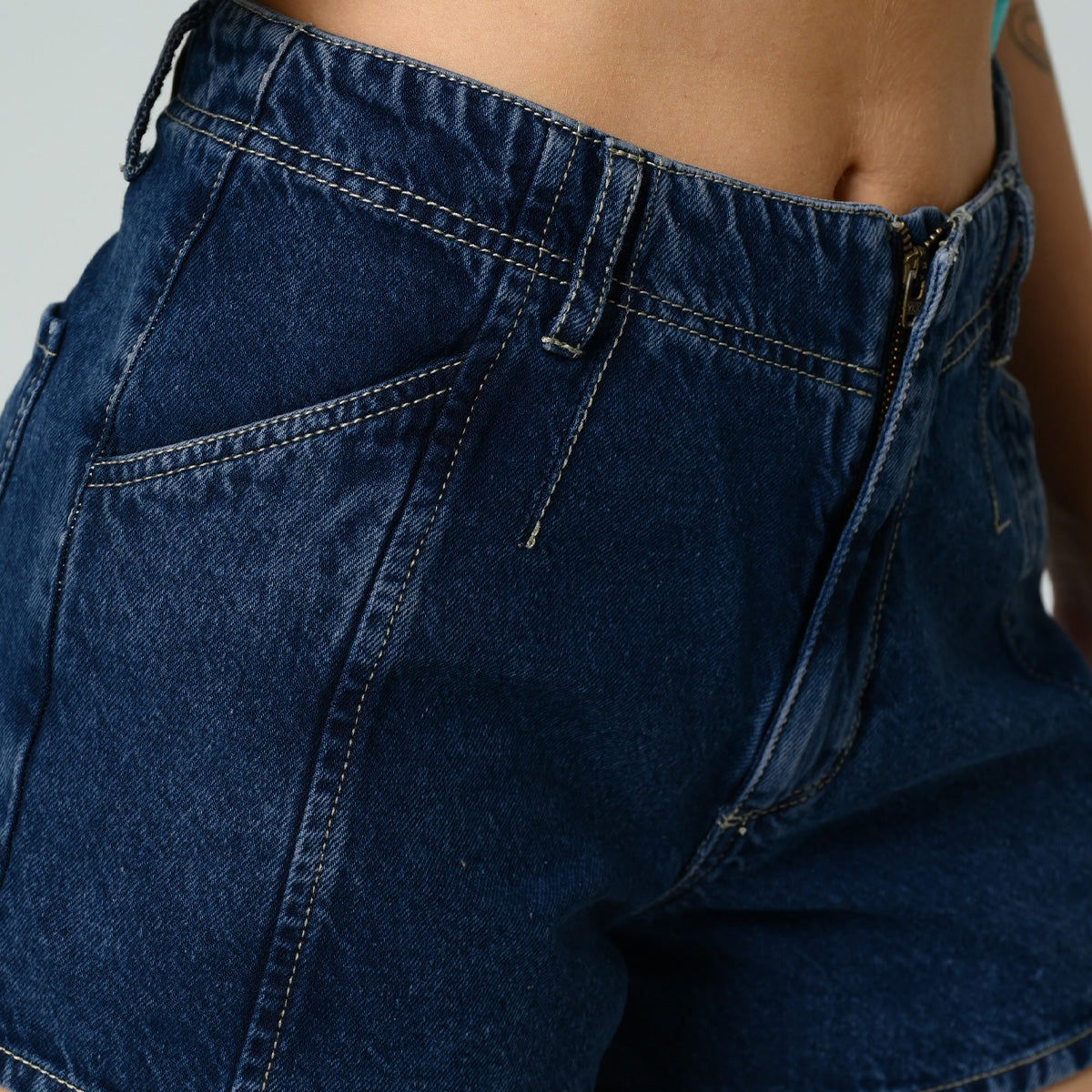 SHORT MOMFIT TALLE ALTO LIGRO