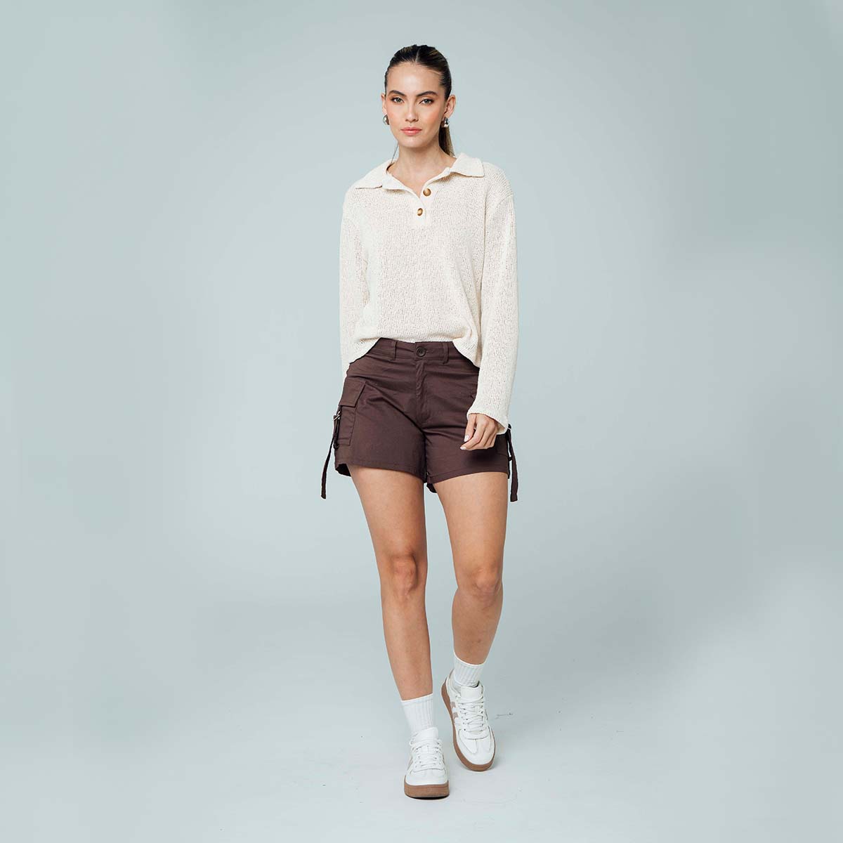 SHORT AMPLIO TALLE MEDIO RIBET