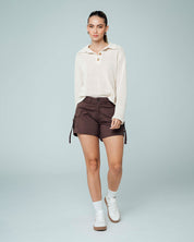 SHORT AMPLIO TALLE MEDIO RIBET