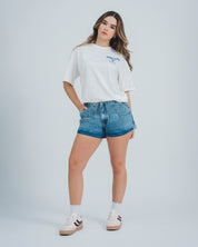 SHORT MOMFIT TALLE ALTO PAVIA