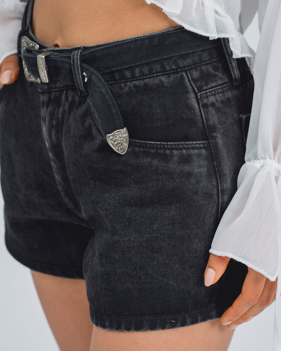 SHORT MOMFIT TALLE ALTO GREVE