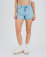 SHORT MOMFIT TALLE ALTO CRISTAL