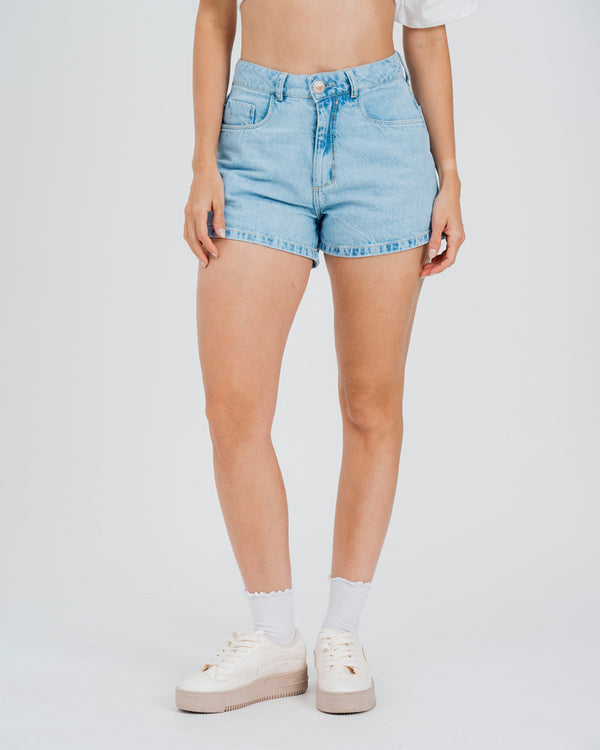SHORT MOMFIT TALLE ALTO CRISTAL