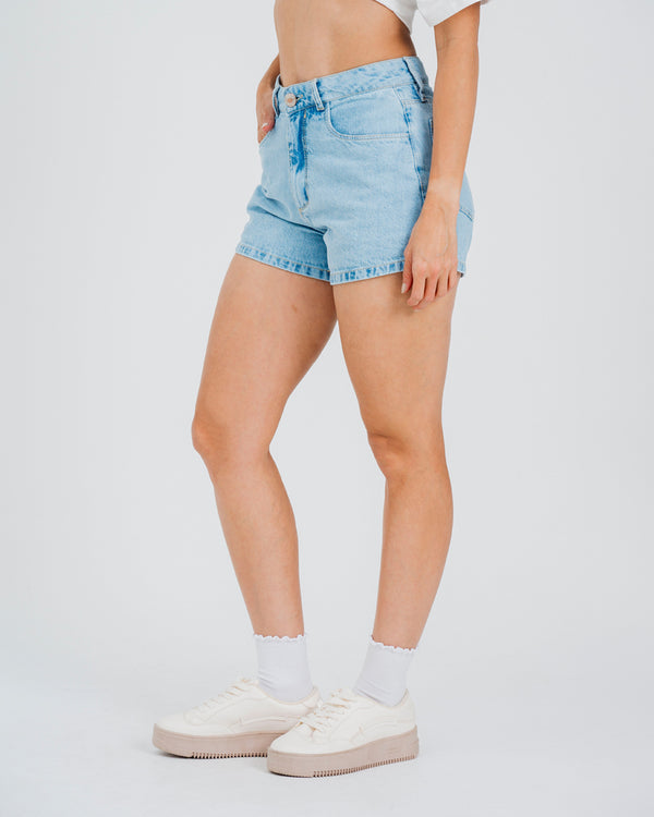 SHORT MOMFIT TALLE ALTO CRISTAL