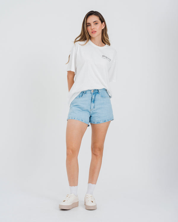 SHORT MOMFIT TALLE ALTO CRISTAL