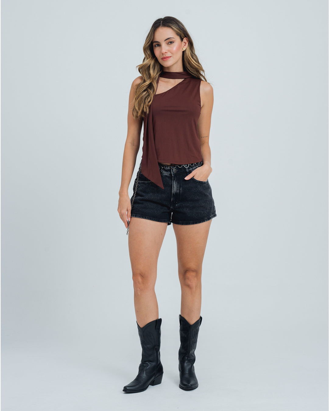 SHORT MOMFIT TALLE ALTO EROS