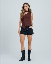 SHORT MOMFIT TALLE ALTO EROS