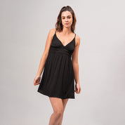 VESTIDO AMPLIO CORTO TIRAS GRINE