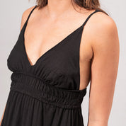 VESTIDO AMPLIO CORTO TIRAS GRINE