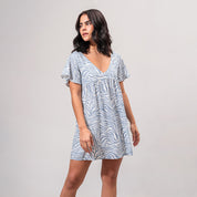 VESTIDO AMPLIO CORTO MANGA CORTA BEBE