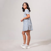 VESTIDO AMPLIO CORTO MANGA CORTA BEBE