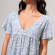 VESTIDO AMPLIO CORTO MANGA CORTA BEBE