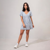 VESTIDO AMPLIO CORTO MANGA CORTA BEBE