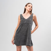 VESTIDO AMPLIO CORTO MANGA SISA ALGO