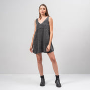 VESTIDO AMPLIO CORTO MANGA SISA ALGO