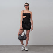 VESTIDO AJUSTADO CORTO TIRAS PERFE