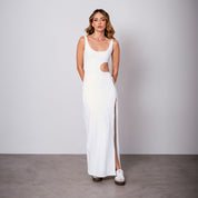 VESTIDO AJUSTADO LARGO MANGA SISA REVOL