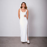 VESTIDO AJUSTADO LARGO MANGA SISA REVOL