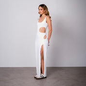 VESTIDO AJUSTADO LARGO MANGA SISA REVOL