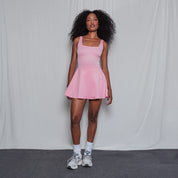 VESTIDO AJUSTADO CORTO MANGA SISA ENTE