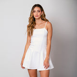 VESTIDO AMPLIO CORTO TIRAS PANPAN