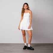 VESTIDO AMPLIO CORTO TIRAS PANPAN