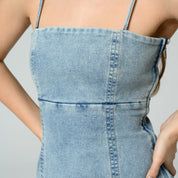 VESTIDO AJUSTADO CORTO TIRAS TIDO