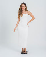 VESTIDO AJUSTADO LARGO STRAPLESS NELLI