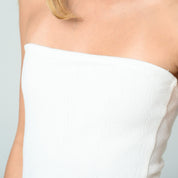 VESTIDO AJUSTADO LARGO STRAPLESS NELLI