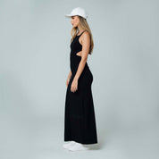 VESTIDO AJUSTADO LARGO TIRAS LANDIA