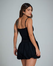 VESTIDO AJUSTADO CORTO TIRAS BENI