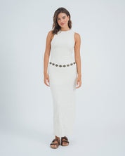 VESTIDO AJUSTADO LARGO MANGA SISA GIALO