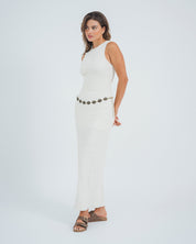 VESTIDO AJUSTADO LARGO MANGA SISA GIALO