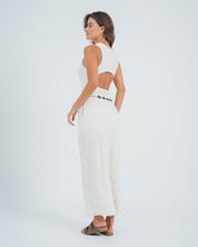 VESTIDO AJUSTADO LARGO MANGA SISA GIALO