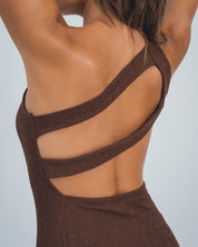 VESTIDO AJUSTADO CORTO SHOULDERLESS CORT