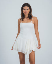 VESTIDO AJUSTADO CORTO TIRAS VORAR