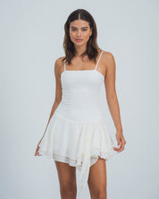 VESTIDO AJUSTADO CORTO TIRAS VORAR